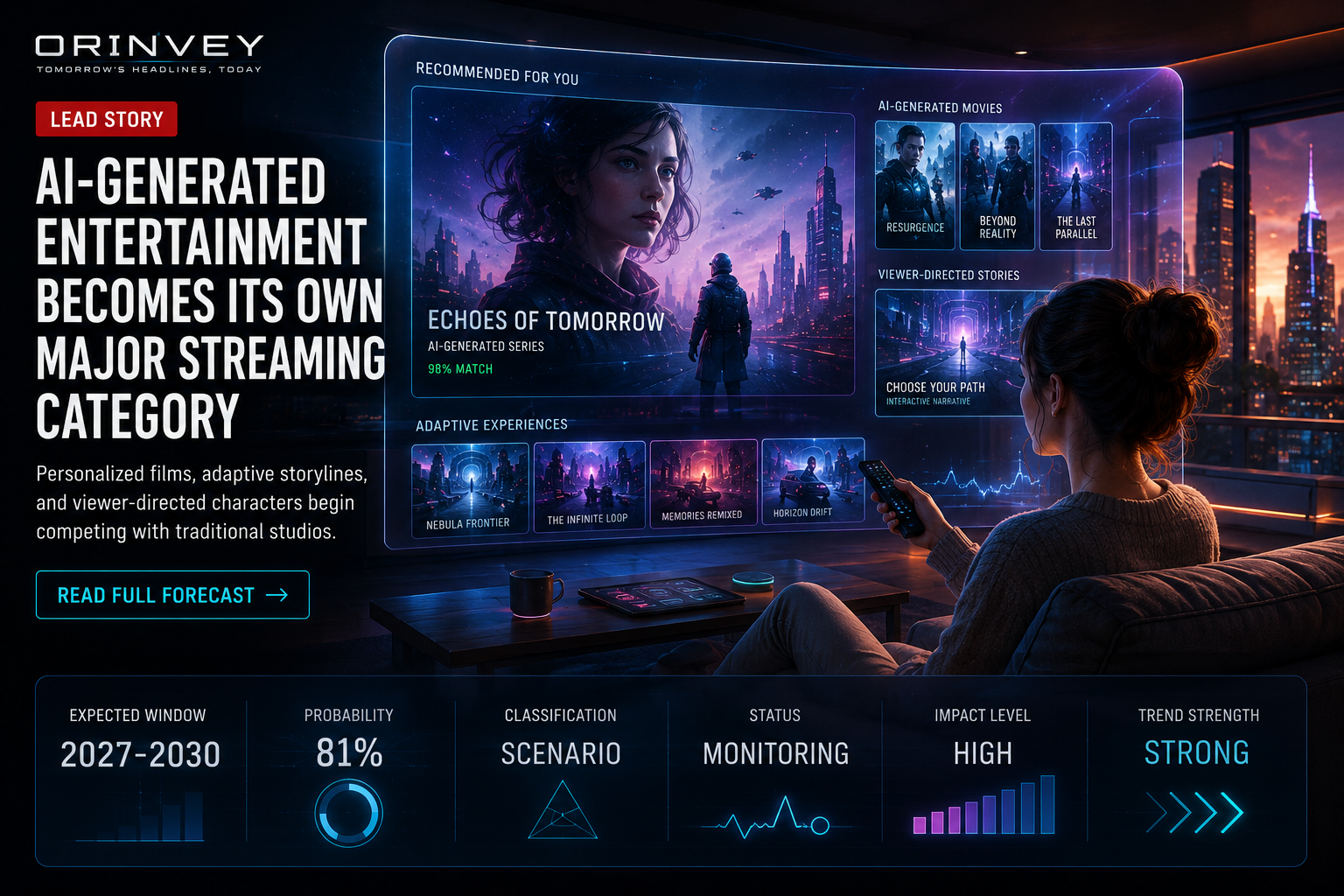 AI-Generated Entertainment Becomes Its Own Major Streaming Category