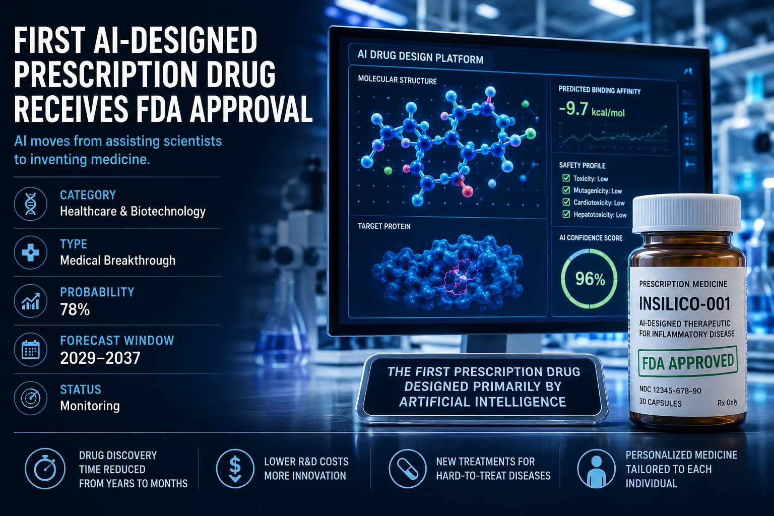 First AI-Designed Prescription Drug Receives FDA Approval